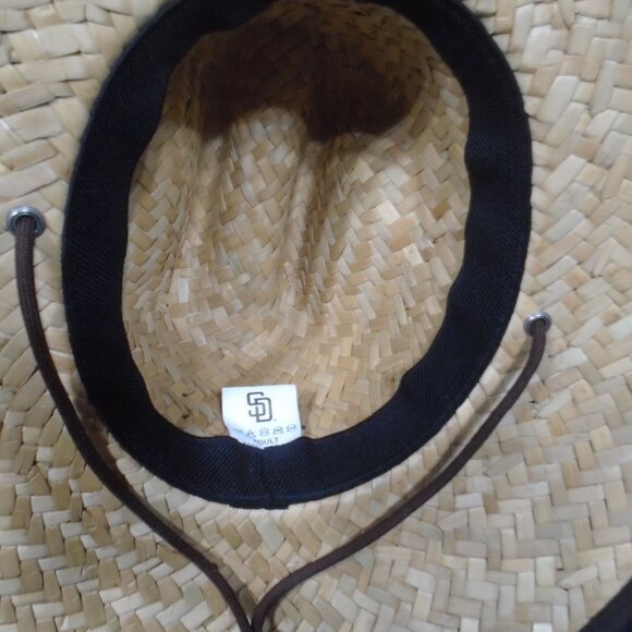 San Diego Padres 8/7 SDGE SGA Straw Hat Petco Giveaway Official Size Ad… - Picture 6 of 7